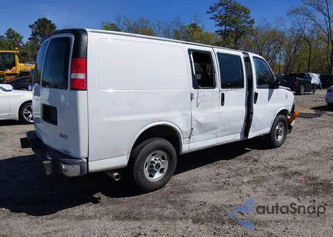 2021 GMC Savana Cargo Rwd 2500 Regular Wheelbase Work Van from USA, damaged, VIN 1GTW7AFP5M1236854